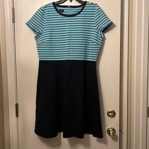 Talbots dress size XL blue